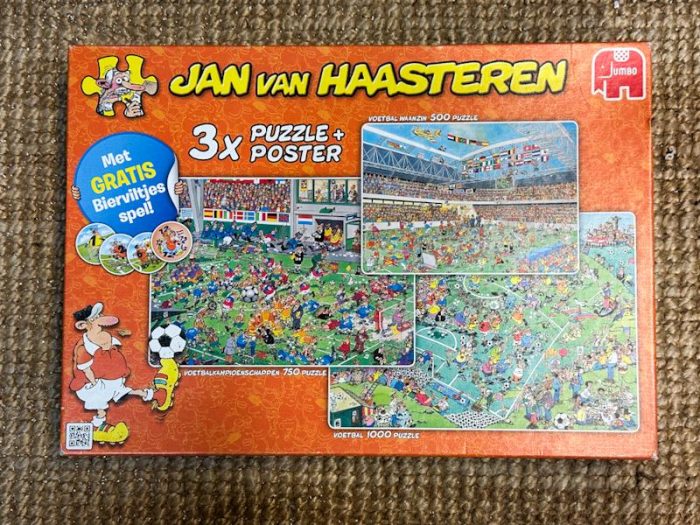 Jan van Haasteren puzzel 3 puzzels in 1 doos (500 en 750 en 1000 stuks)