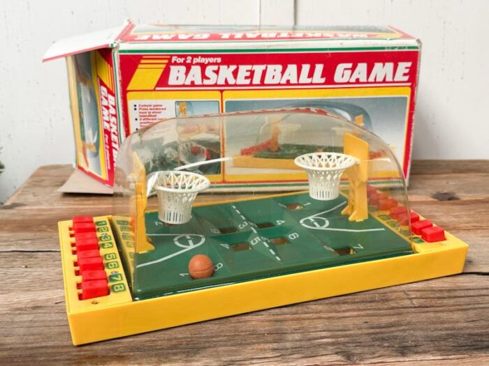 Vintage basketbal game voor 2 spelers - Afbeelding 2