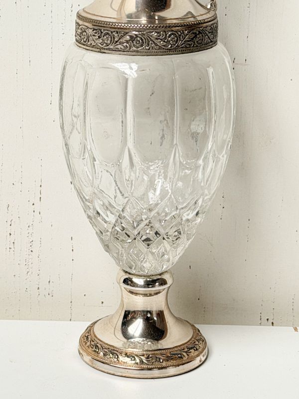 Vintage "Vecchia Romagna" design wijn schenkkan verzilverd uit 1950 - Afbeelding 4