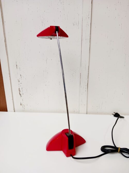 Vintage "Brilliant Leuchten" bureaulamp rood getest