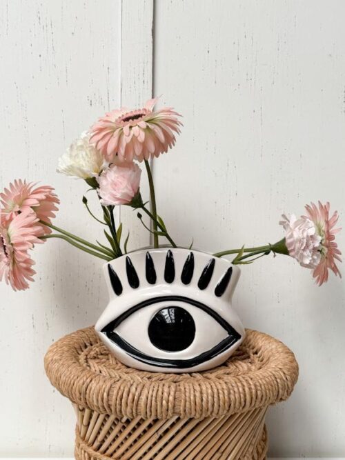 "Eye See You" bloempot